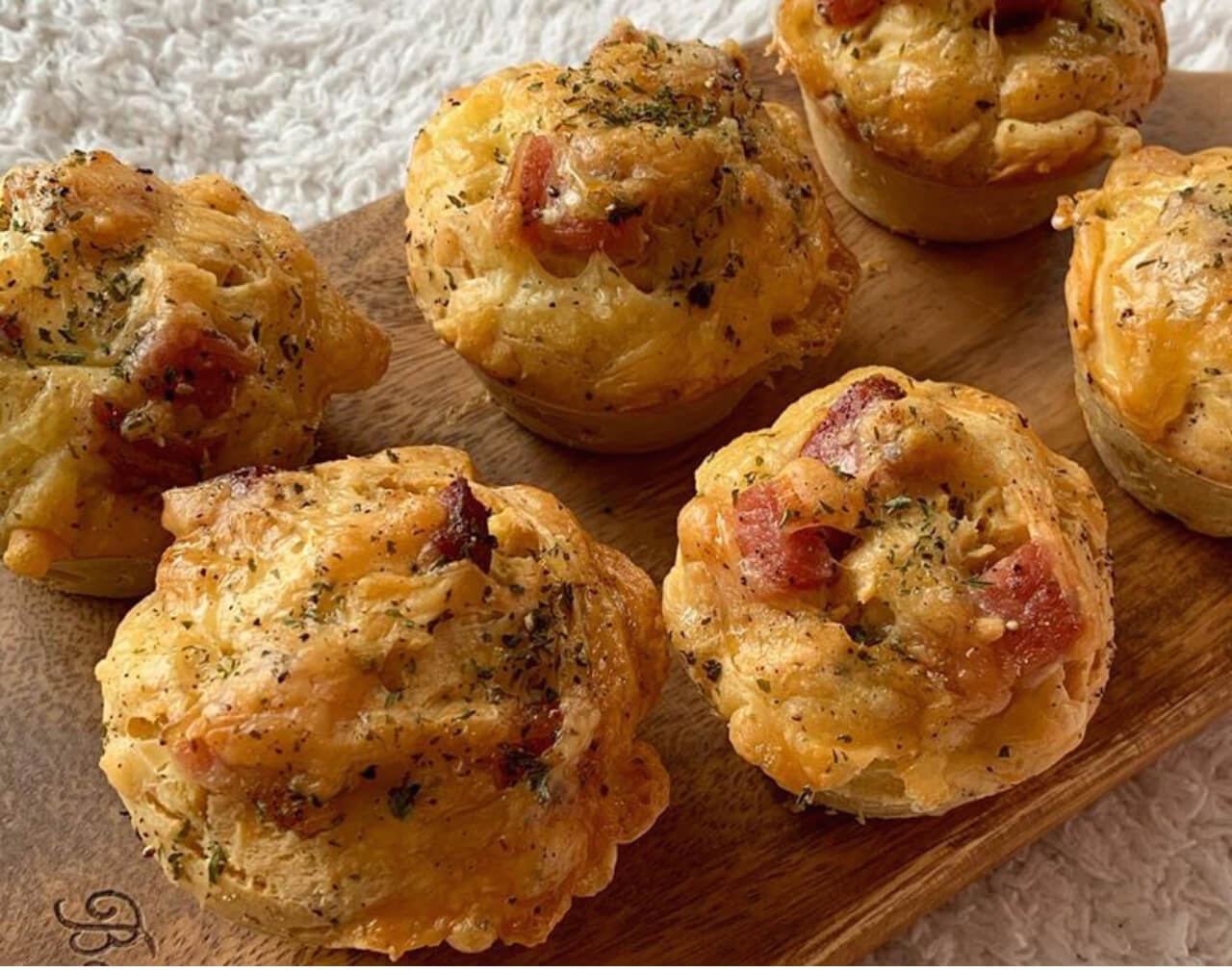 Bacon & Cheese Soy Muffin