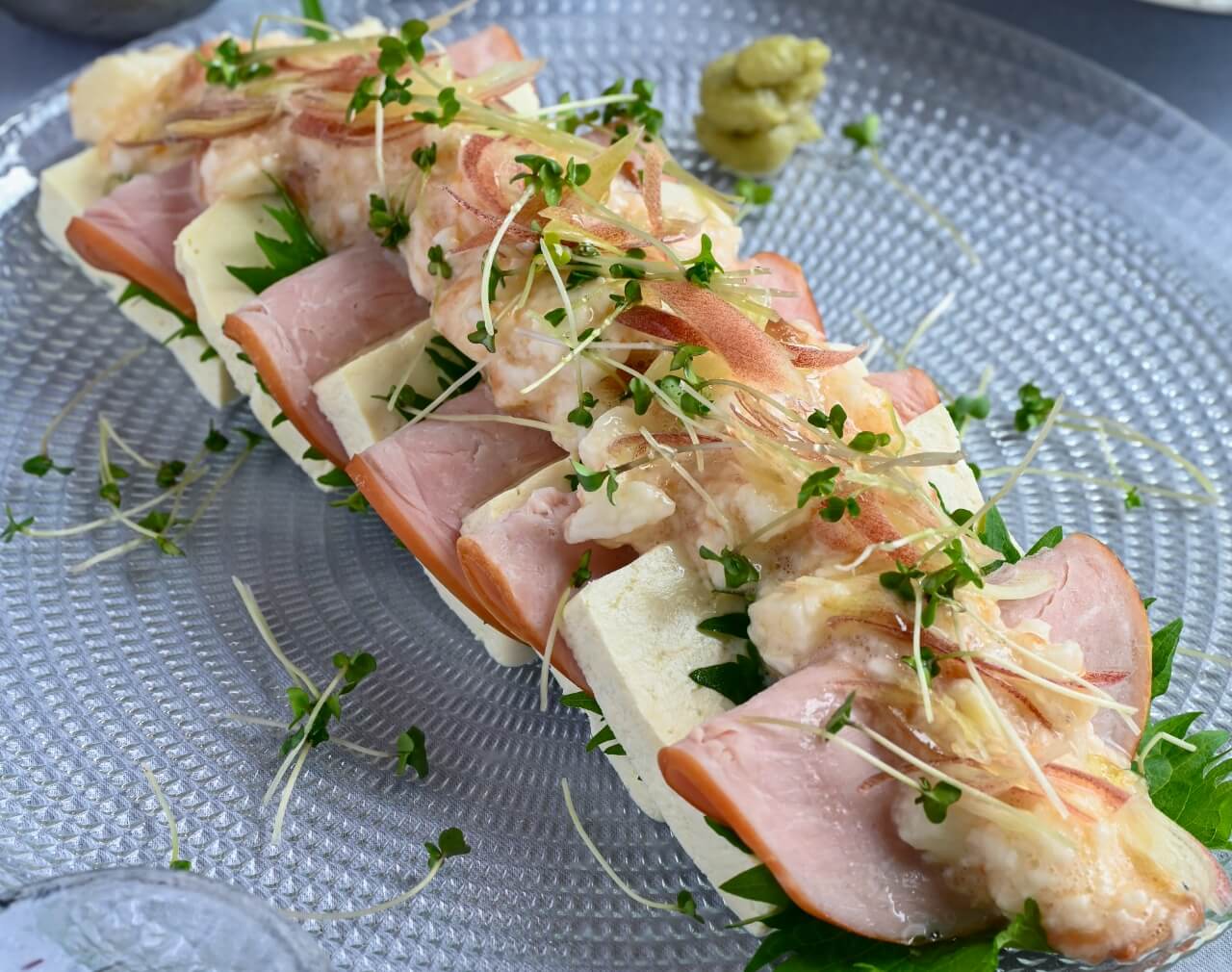 Canadian Bacon and Tofu Salad