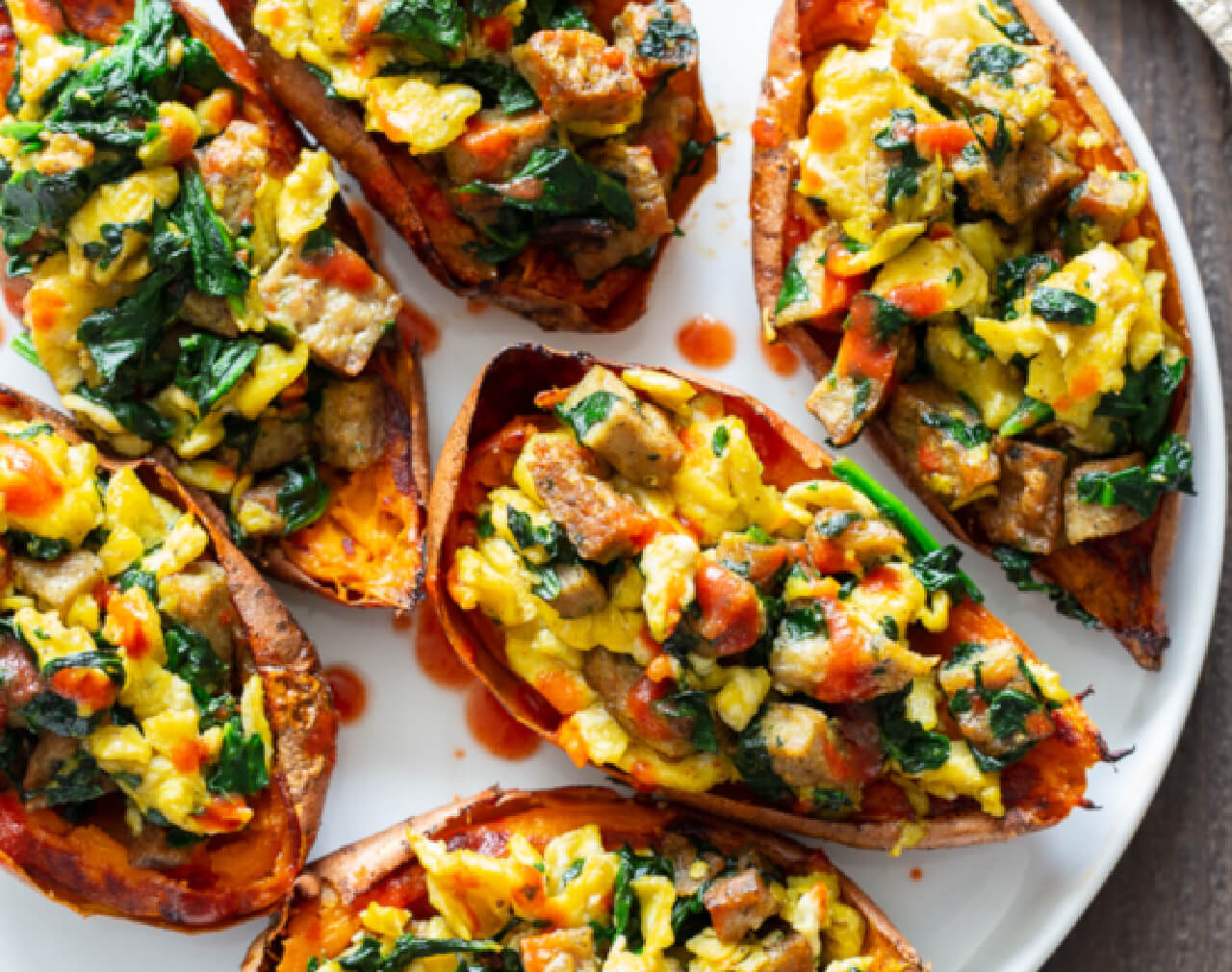 チキンのスイートポテトスキン