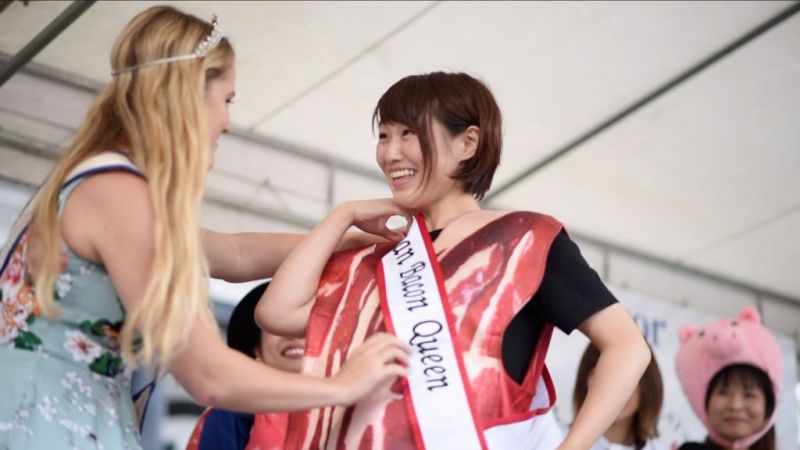 annual Bacon Queen Pageant