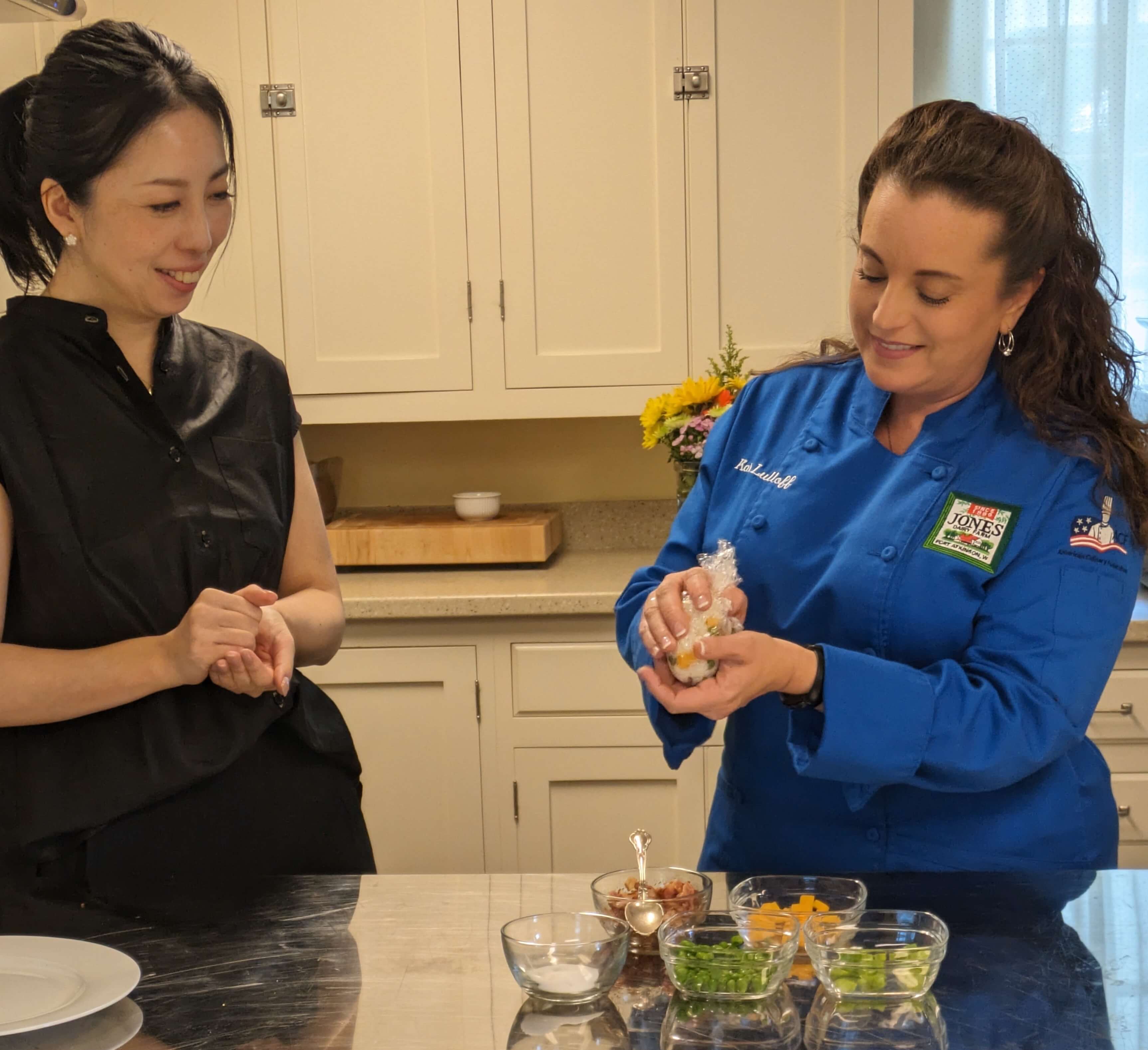 Ms. Yasuyo Ohashi and Chef Kate Lulloff