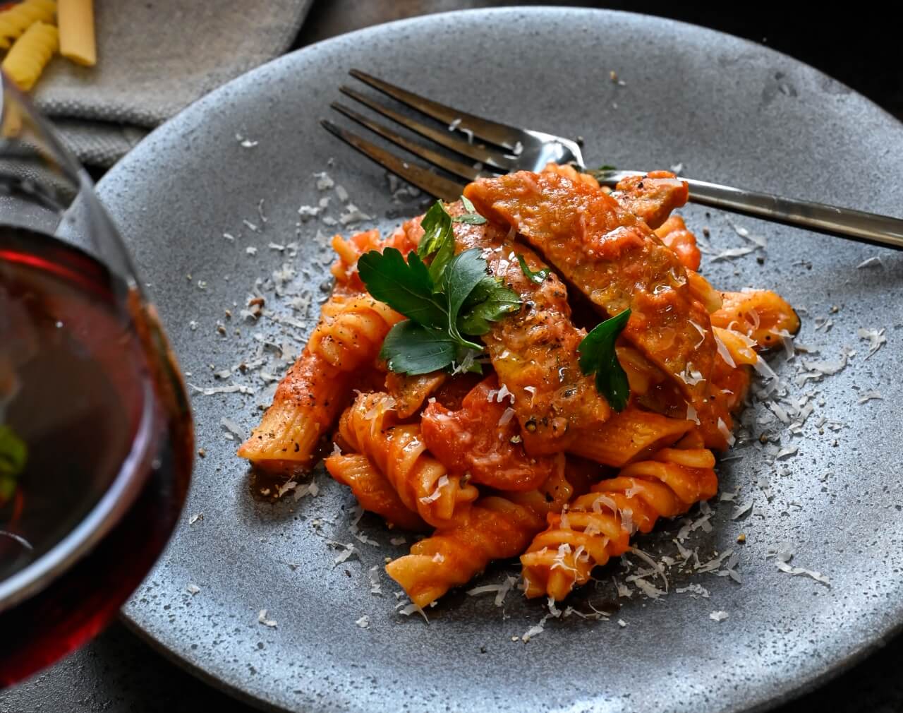 ポークパティアラビアータ